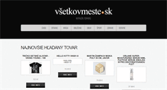 Desktop Screenshot of obchod.vsetkovmeste.sk